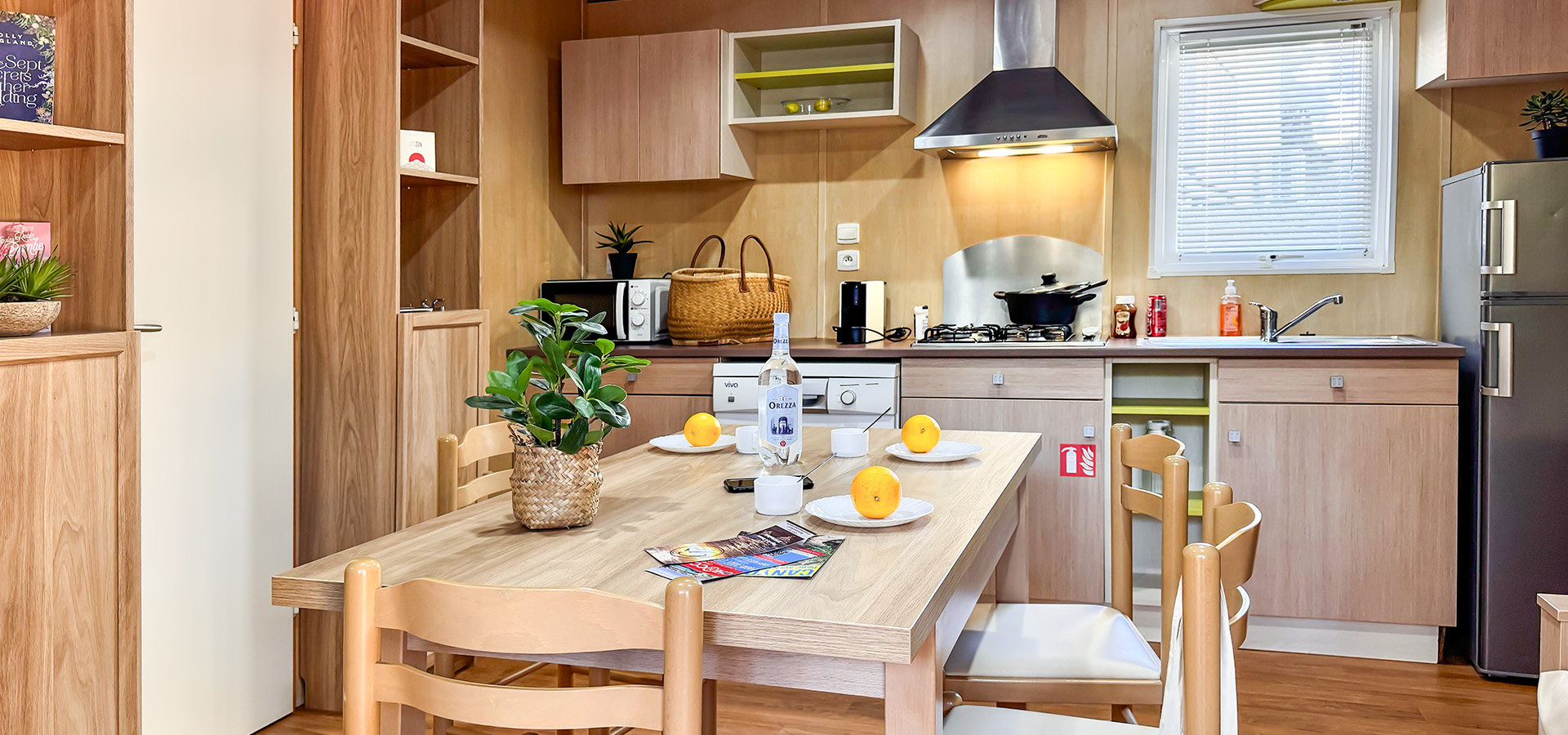 Camping la vetta BU SUP CH3 cuisine salle a manger